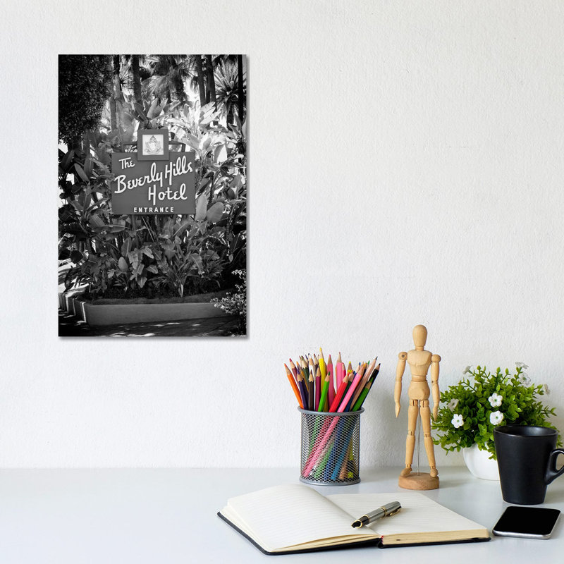 L.A Beverly Hills Hotel by Philippe Hugonnard - Wrapped Canvas Print, 20.32 cm H x 30.48 cm W