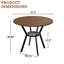 4 pièces 31,49 pouces table basse ronde avec table de rangement pour 2 ou 3 tablettes-131989840