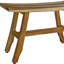 Banc de douche ou banc d'extérieur en teck curviligne Ripley-2088721622-2088721581