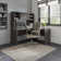 Echo 2-Piece L-Shape Computer Desk Office Set with Hutch
