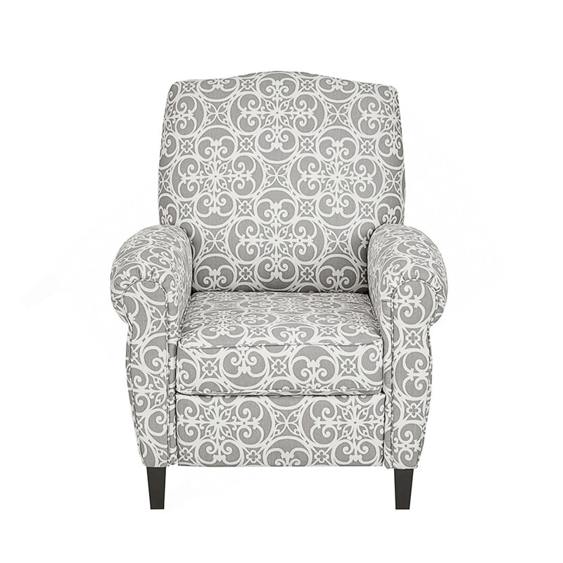 Kirby Push Back Recliner With Plush Cushioning And Smooth Reclining Mechanism For Ultimate Relaxation And Comfort., Gray