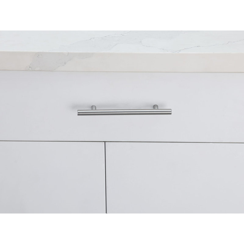 Brill 7.6" Centre to Centre Bar Pull, Brushed Nickel, 6 5/16"