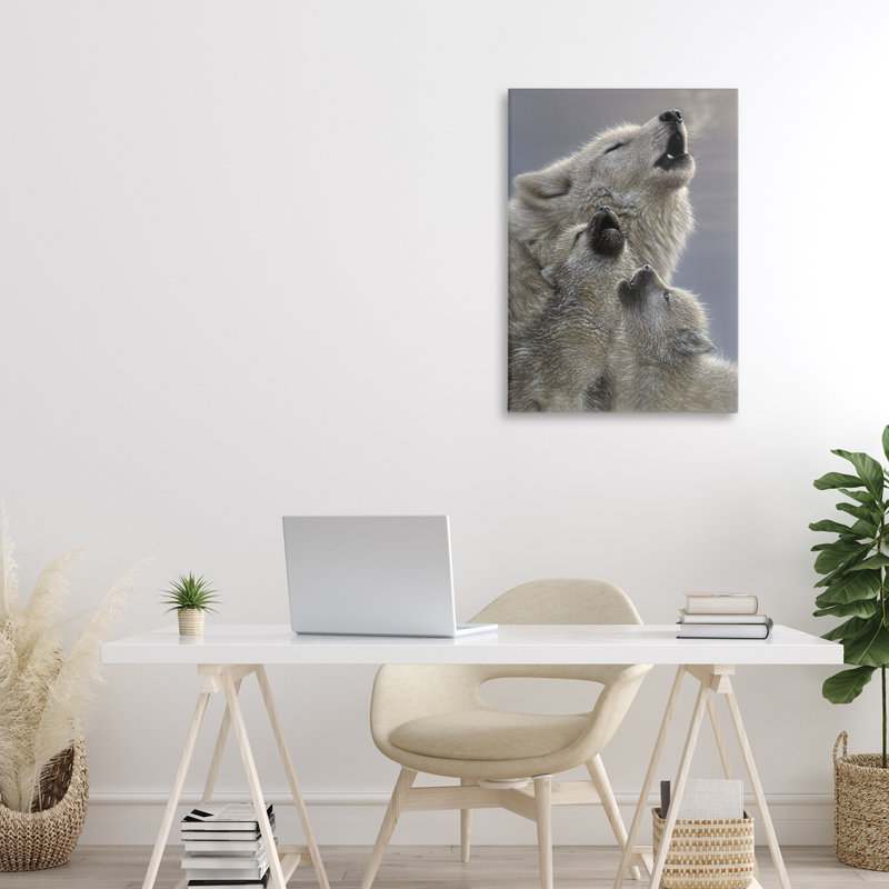 Singing Lessons Wolves, conception de Collin Bogle, H 24 po x l 16 po
