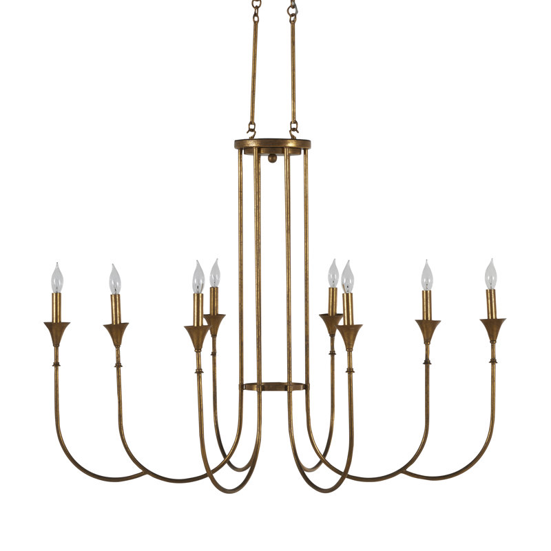 Kathleen 8 - Light Candle Style Chandelier