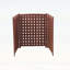 3-Panel Outdoor Air Conditioner Fence with Slat Spacing for Optimal Ventilation-129171827