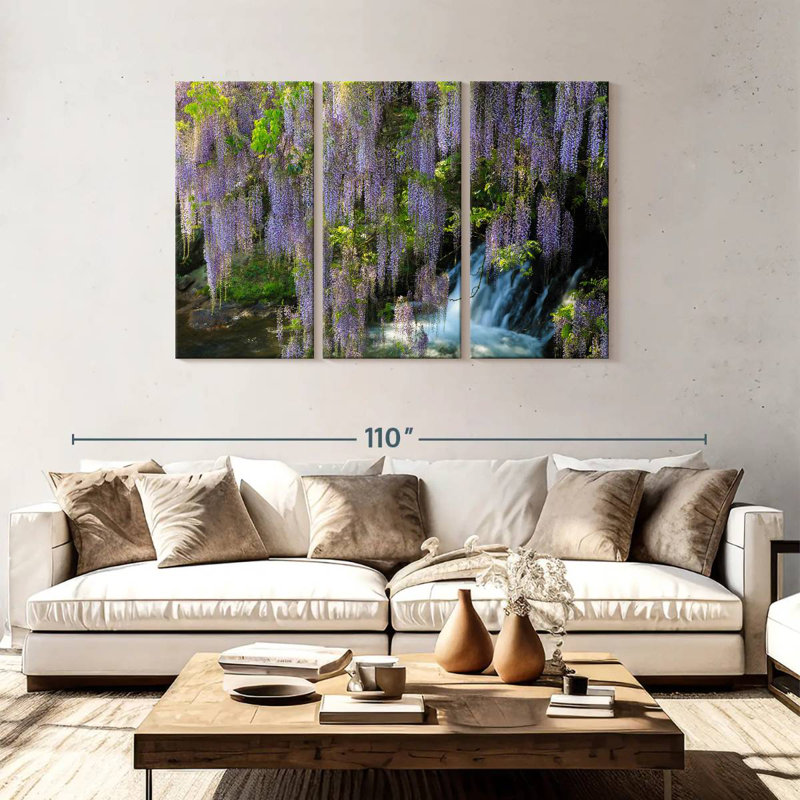 Harnek Wisteria Cascade, H 48 po x l 74 po
