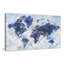 Indigo World Map par Danhui Nai - impression-64742935-64742938