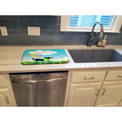 Happy Birthday Drying Mat