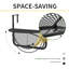 Metal Folding Outdoor Balcony Table , 60cm cm W 45cm cm D
