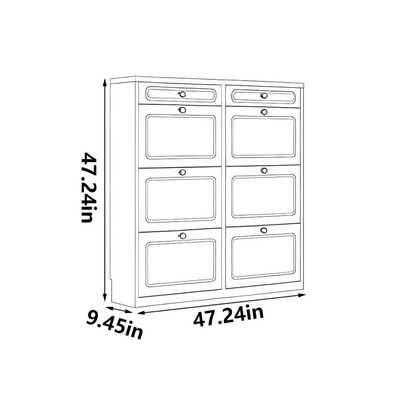 Castiglia, H 47,24 po x l 47,24 po x P 9,45 po