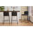 Upholstered Counter Stool with Metal Frame-265538458