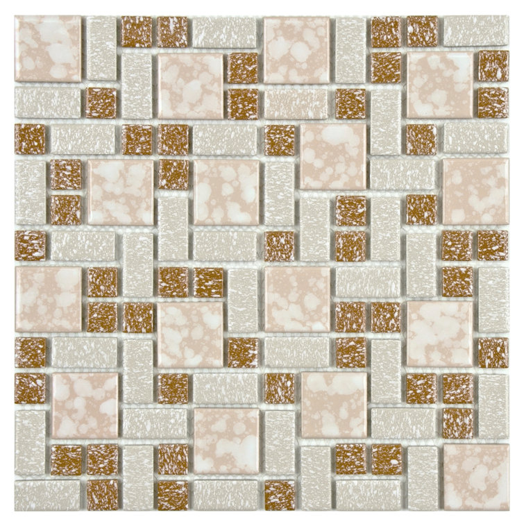 University Porcelain Mosaic Wall and Floor Tile