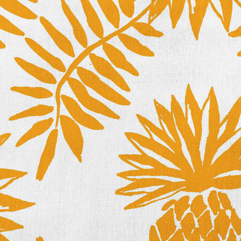 Coussin intérieur / extérieur Pineapple Leaves, Mangue, 16 po x 16 po