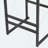 Kitchen Bar Stools With Footrest Set Of 2 Paper Rope Weave Dining Chairs Counter Height Barstool