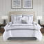 Ensemble d'édredon brodé 8 pièces grand blanc-128898555-128898554
