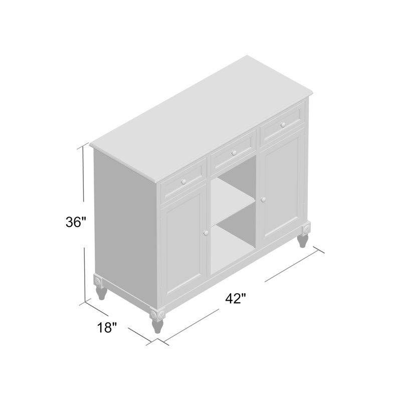 Leonard 42'' Sideboard