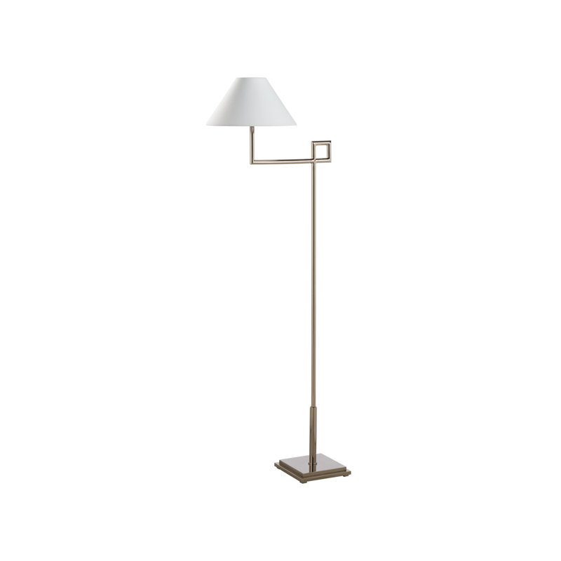St. Dunstan Floor Lamp, Polished Nickel