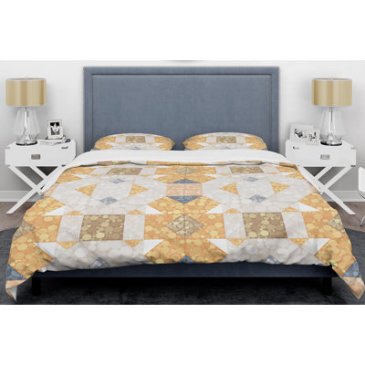 Ensemble de housse couette mid-century rétro-century 