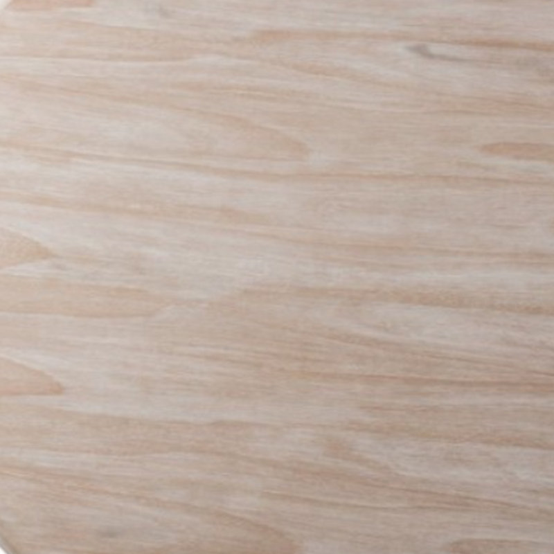 Table de salle à manger ronde Ellon, bois naturel 54 po, base tulipe, H 30 po x L 54 po x l 54 po