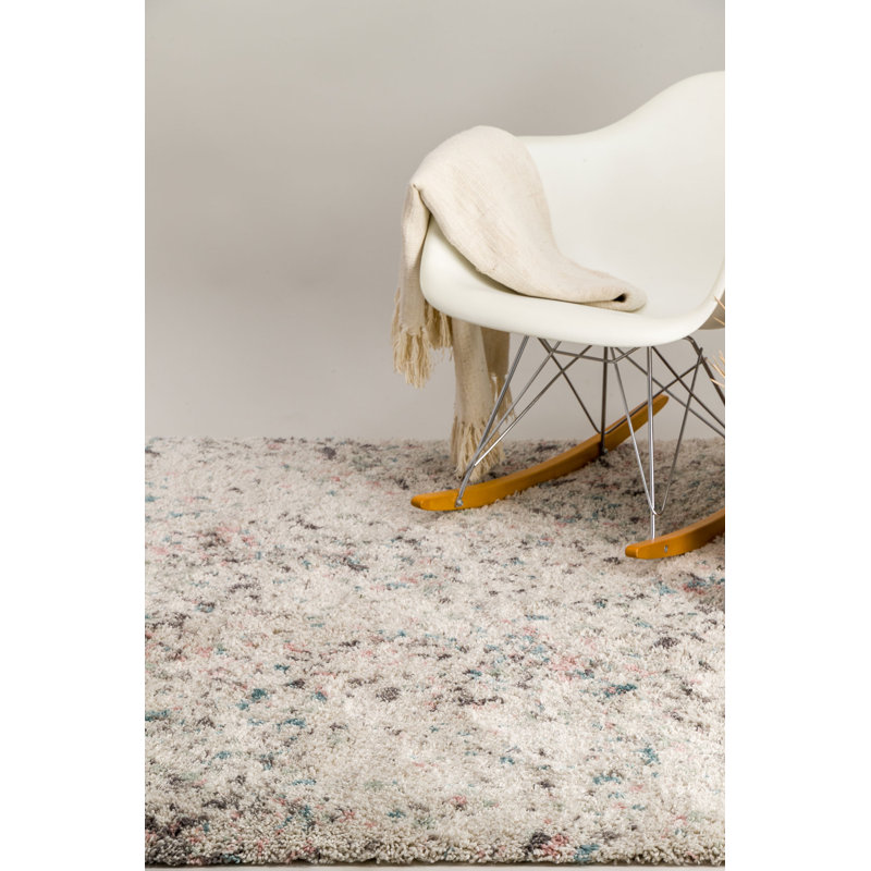 Terrazzo Shag Beige/Grey Rug