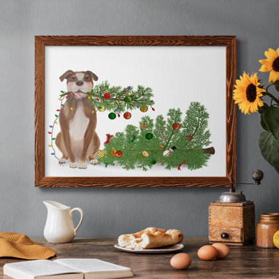 «Christmas Des Broken Tree», reproduction d'art sur toile