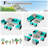 Aleshka 6 - Person Patio Conversation Set with Cushions-900417819-874766491