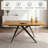 Rectangular Kitchen Dining Table, Modern Extendable Table
