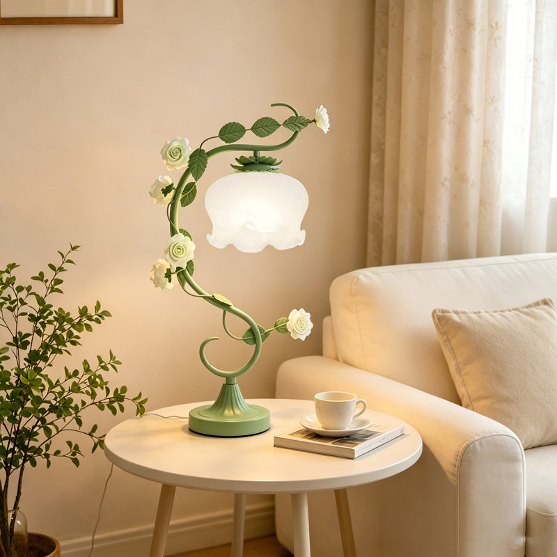 Lampe de table French Rose Vine