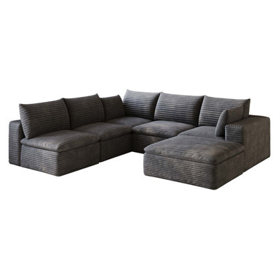 Cloud Sofa with Modular Design, No Assembly Required
