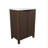 Modern Foldable Bathroom Vanity with Ceramic Basin