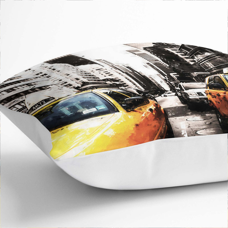 Square Cushion, 55cm H x 55cm W x 20cm D, White