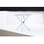 Table ronde moderne en verre