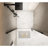 34"x 72" Pivot Shower Door, Matte Black Frame, Half Frame, Tempered Glass