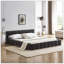 Lit plateforme tapissier en chenille avec tête de lit - Aucun sommier nécessaire-1535977643-1535977646