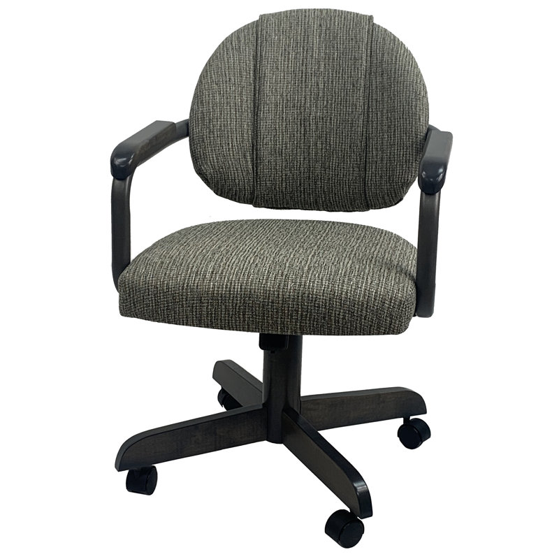 18'' H Upholstered Armchair, Gray, Smoke