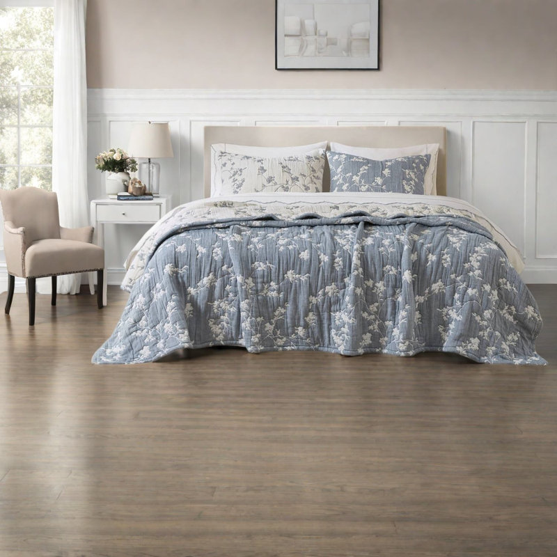 Ensembles de literie en coton de qualité supérieure pour grand lit, jacquard floral moderne pour la maison