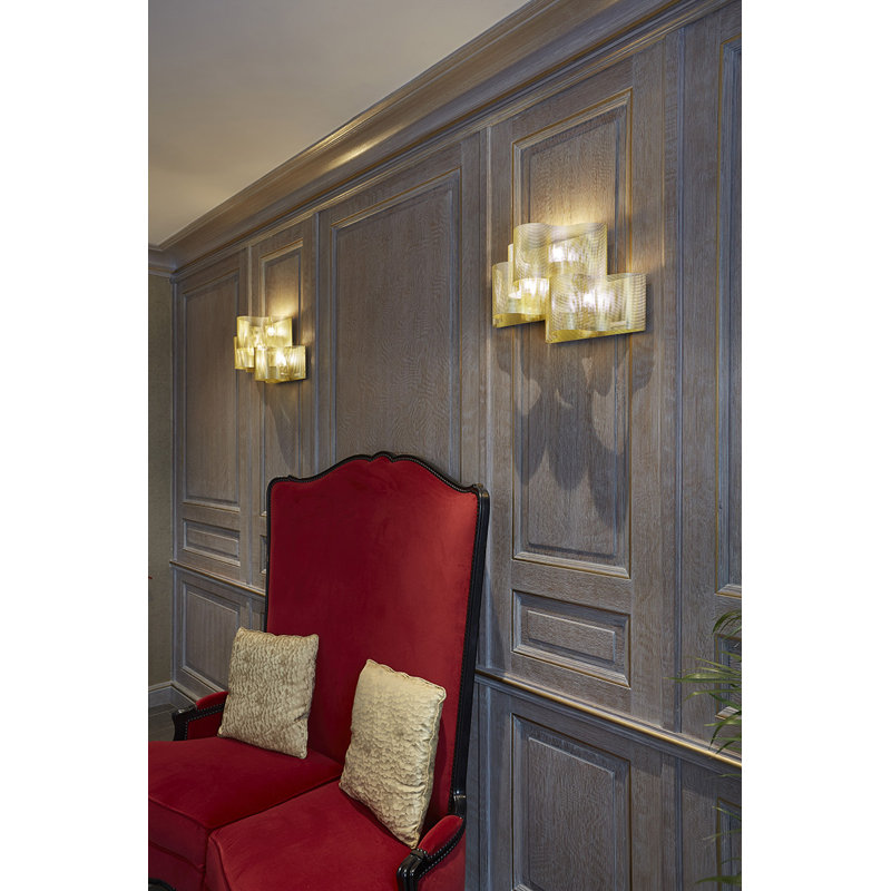 Nuage Stainless Steel Flush Mounted Sconce