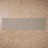 Austell Machine Woven Synthetic Area Rug in Beige