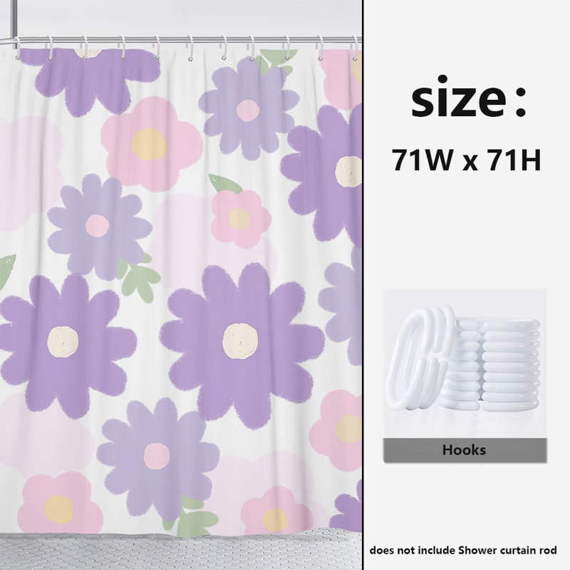 Rideau de douche en polyester