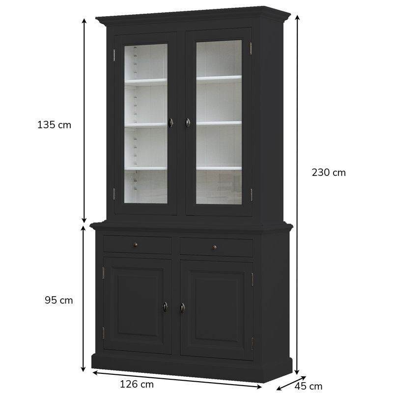 Ava-Kate Display Cabinet, Signal Black