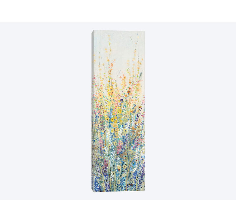«Wildflower Panel II», reproduction sur toile, H 72 po x l 24 po x P 1,5 po, Toile tendue