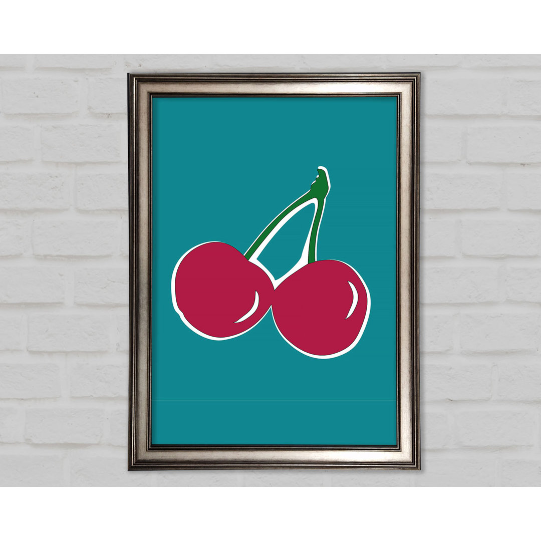 Glasbild Cherries