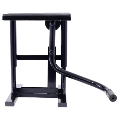 Support et élévateur pour motos de vélo Support pour vérin en acier 11 à 16,5 po réglable en hauteur avec capacité de charge de 330 lb acier noir résistant