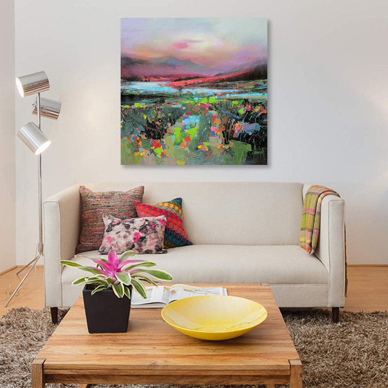 Highland Colour by Scott Naismith - Wrapped Canvas Painting, 66.04 cm H x 66.04 cm W x 1.91 cm D