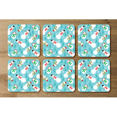 Square 6 Piece Coaster Set