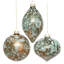 Marbled Ornament, Box Of 6- 4-5 Inches