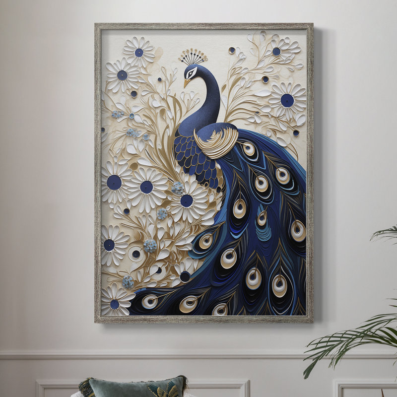 ANIMALS Series CCXLV Framed Print - Solid Wood, 11" H x 9" W