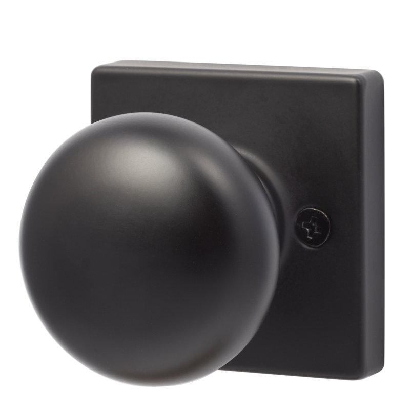 Durango Square Dummy Knob, Flat Black