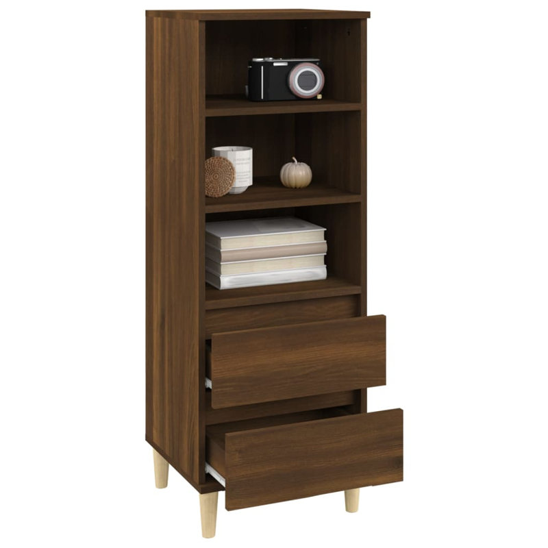 Kihana 40cm Sideboard, Brown/Oak