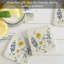Lovely Blues 4-Pack Tumbled Tile Stone Coasters